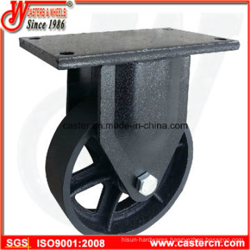 6 Inch to 8 Inch Wastebin Rigid Castor with Iron Wheel